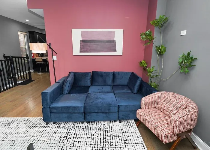 Stylish 2br Near United Center & Mrt Appartement Chicago